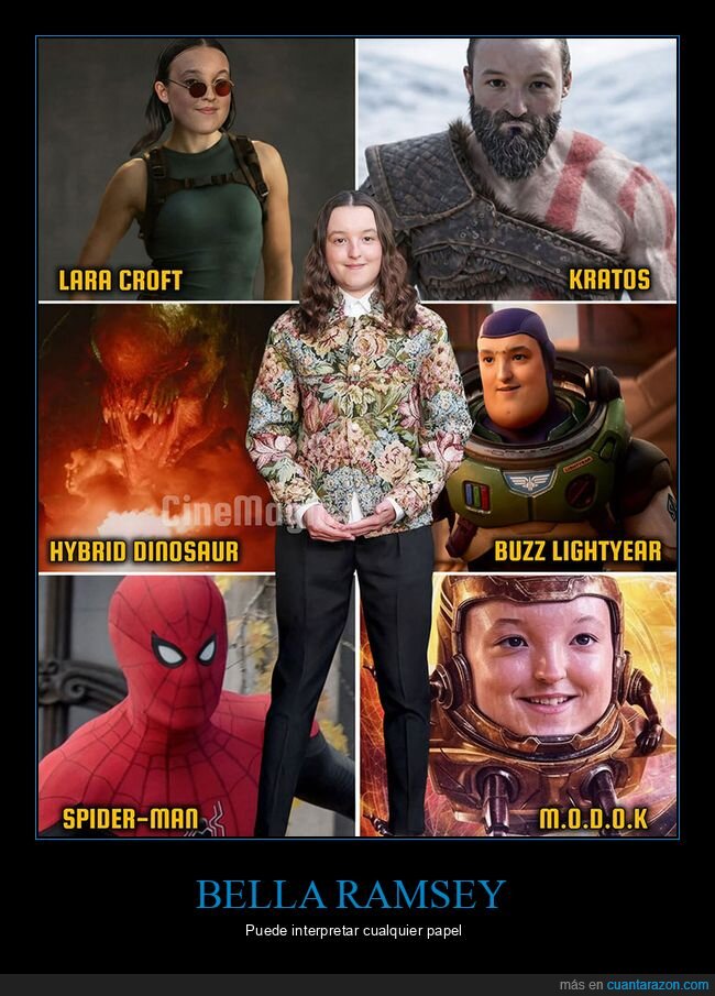 bella ramsey,interpretar,papeles