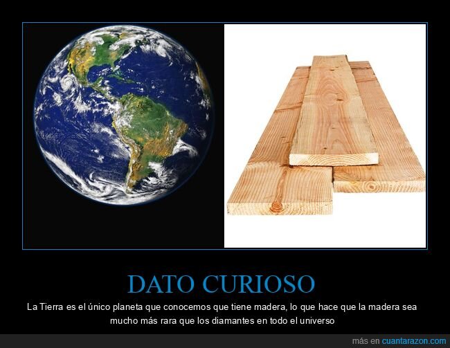 madera,tierra,diamantes