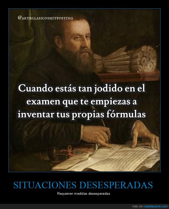 examen,inventar,f&oacute;rmulas