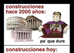 Enlace a Construcciones romanas VS Construcciones actuales