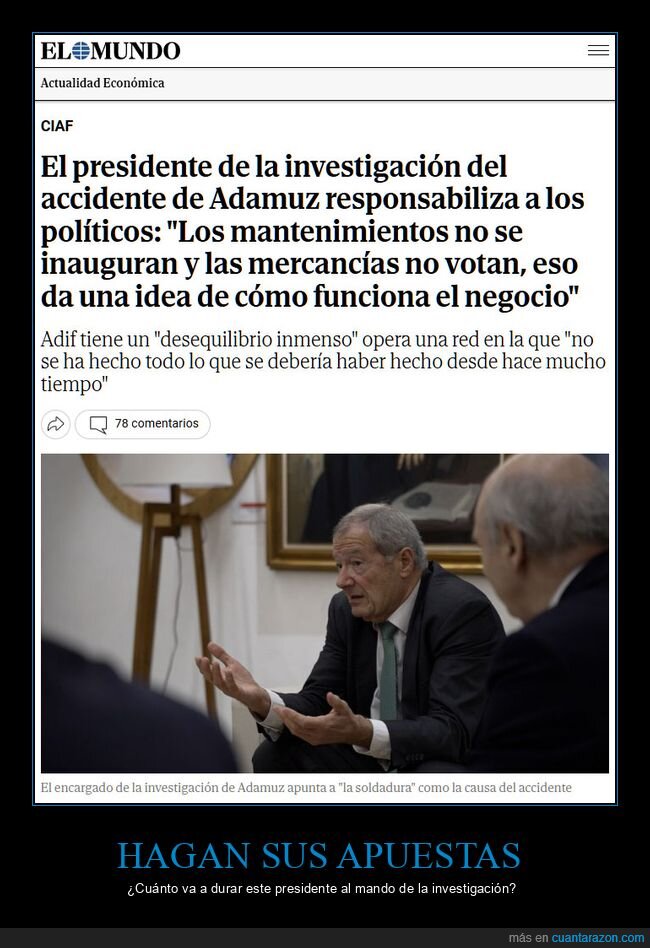 presidente,investigaci&oacute;n,adamuz,pol&iacute;ticos