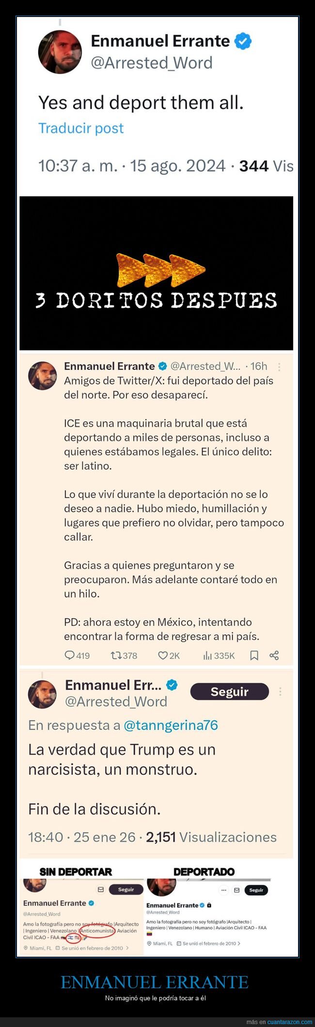 deportado,fails,venezolano