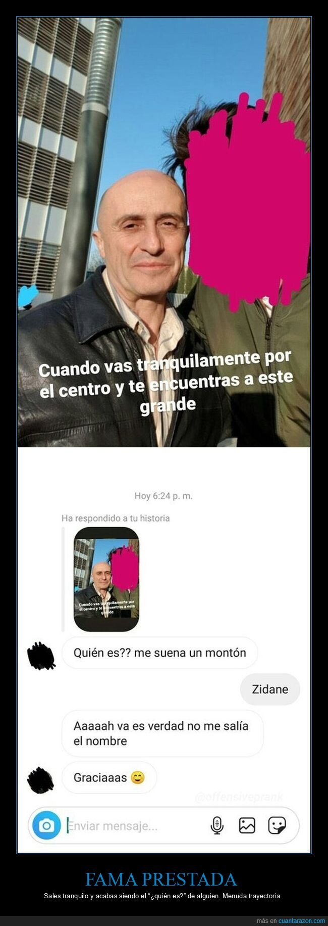 calle,encuentro,famoso,confusion,whatsapp