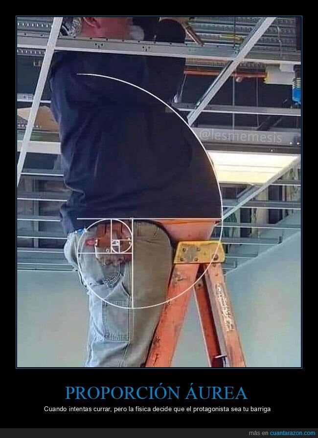 barriga,escalera,obrero,geometr&iacute;a,proporci&oacute;n