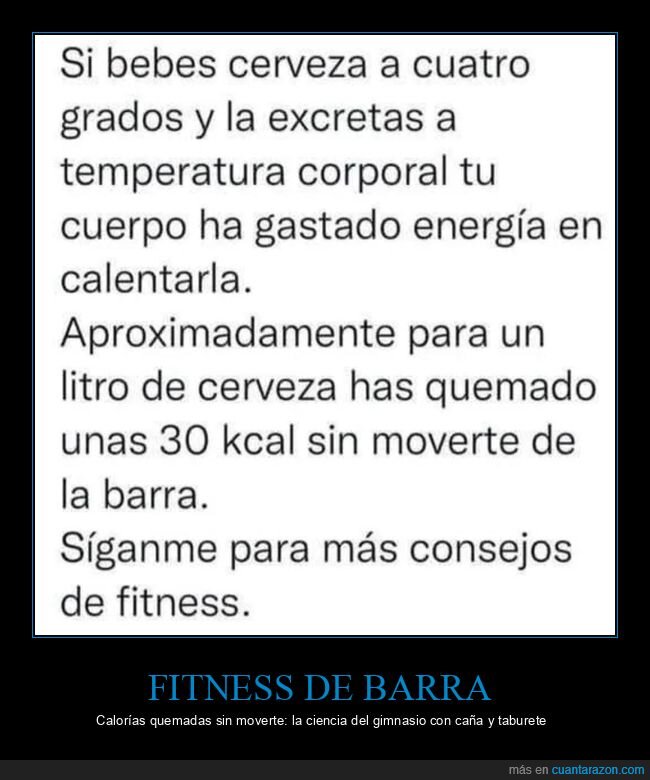 cerveza,fitness,calor&iacute;as,barra,consejos