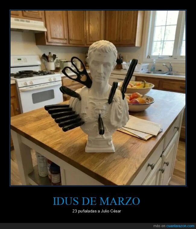 cocina,c&eacute;sar,traici&oacute;n,tijeras,cuchillos,julio cesar