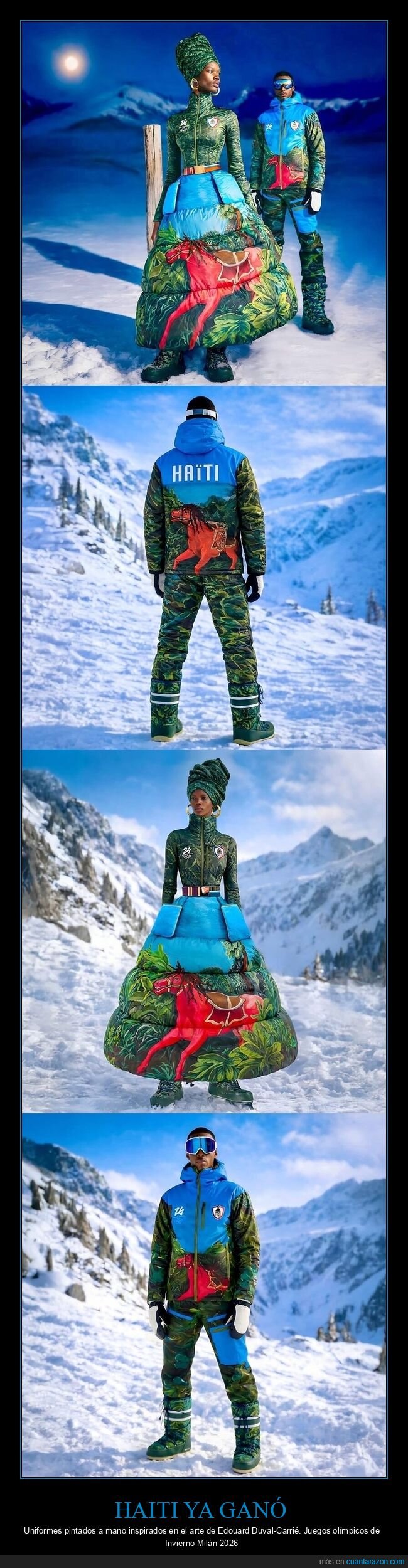 Hait&iacute;,olimpiadas,Mil&aacute;n2026,pasarela,uniformes
