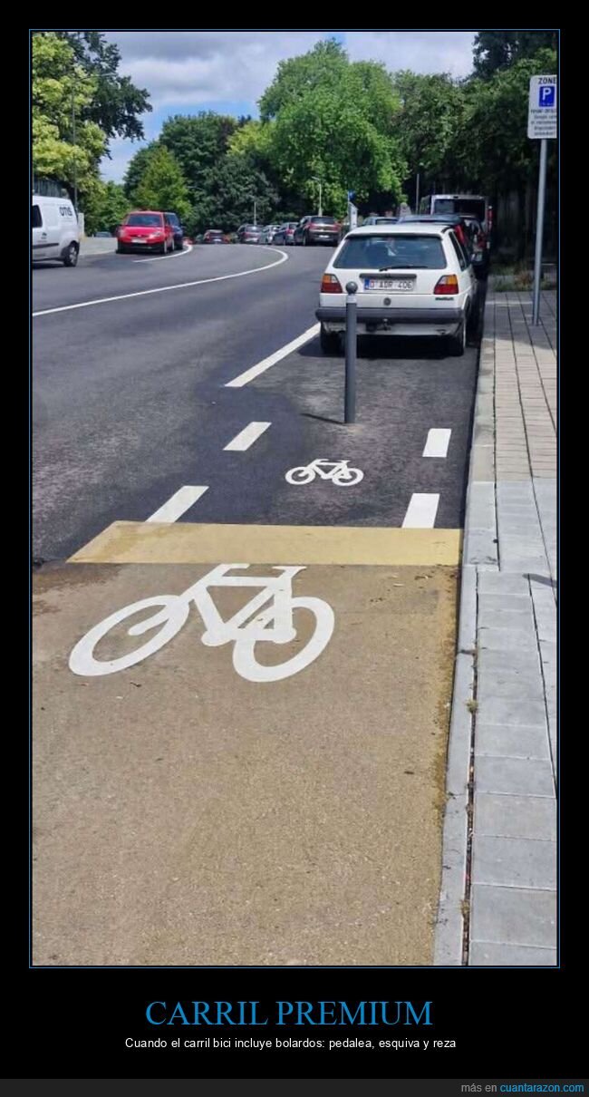 carrilbici,bolardo,urbanismo,obstaculo,bicicleta