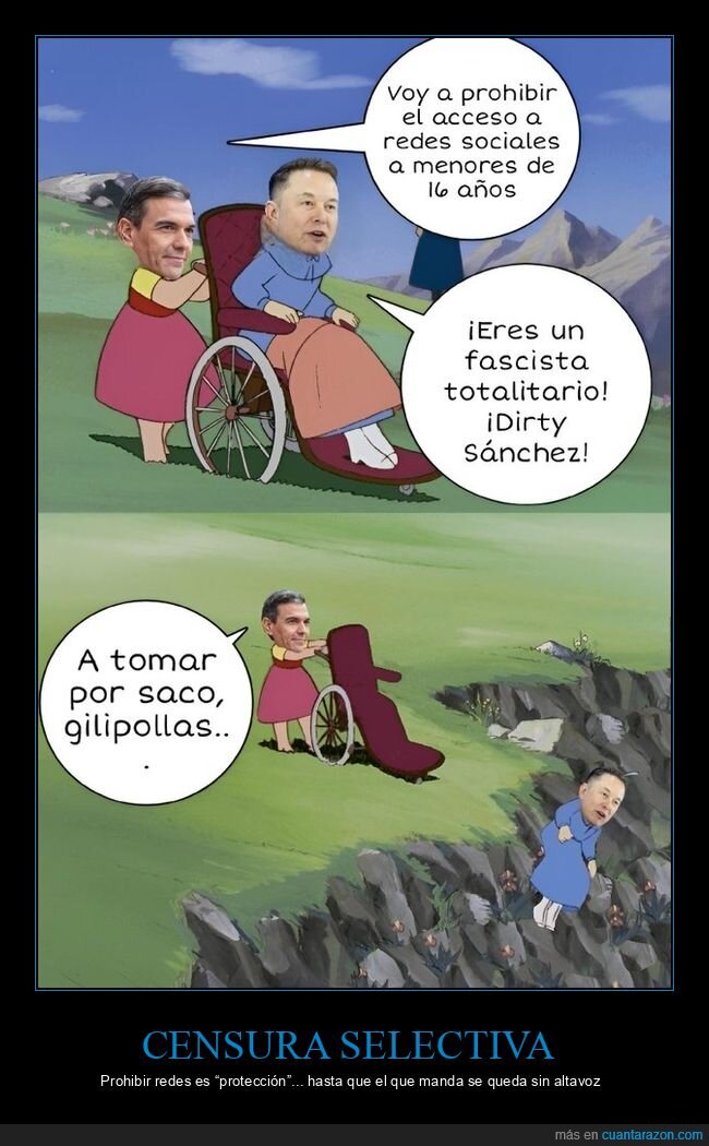 S&aacute;nchez,Musk,censura,redes,pol&eacute;mica