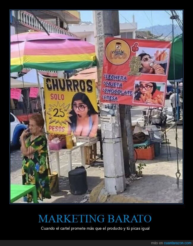 churros,publicidad,puesto,calle,marketing