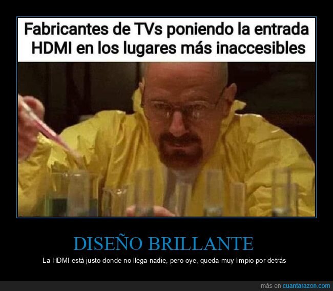 televisor,HDMI,fabricantes,dise&ntilde;o,inaccesible