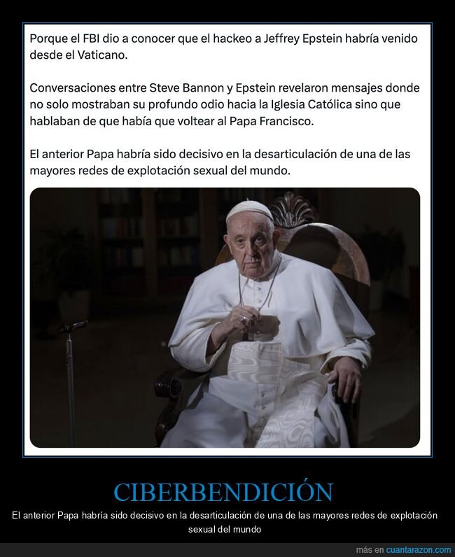 Vaticano,hackeo,Epstein,Francisco,conspiraci&oacute;n