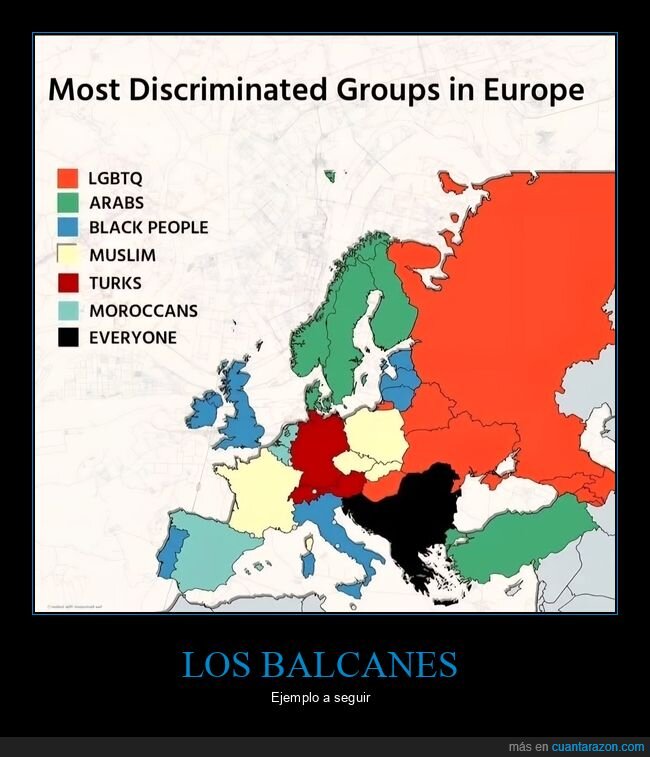 Balcanes,Europa,mapa,discriminaci&oacute;n,convivencia