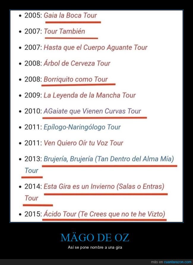 MagodeOz,giras,nombres,rock,conciertos