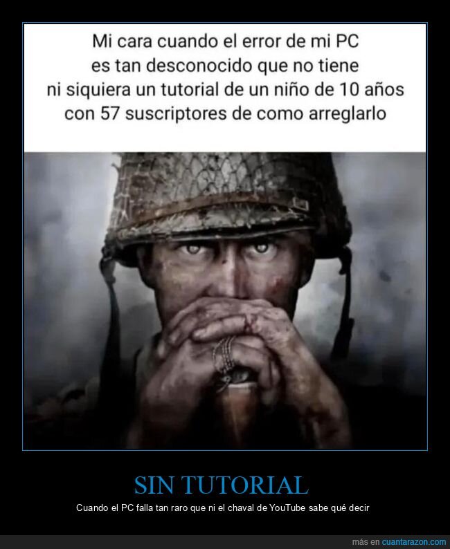ordenador,error,tutorial,youtube,desesperaci&oacute;n