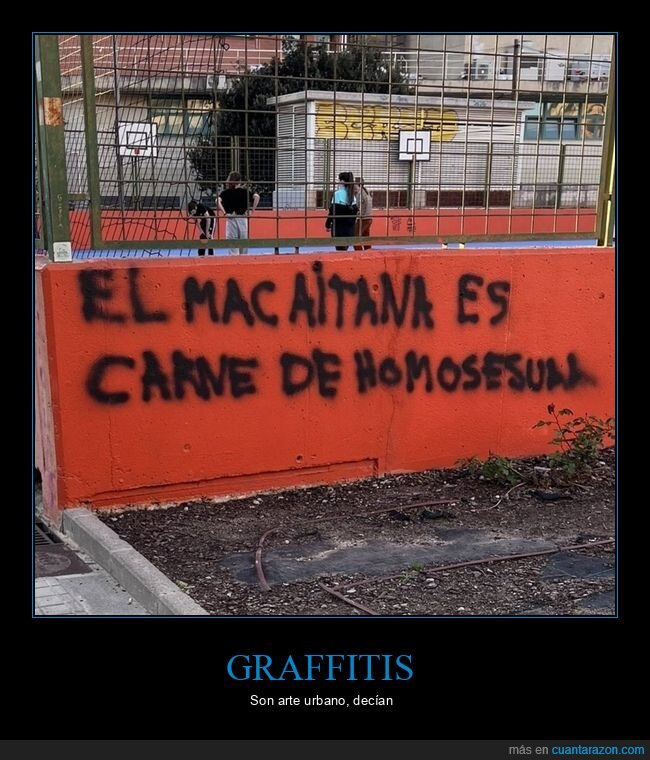 pintada,vandalismo,macaitana,barrio,ortografia
