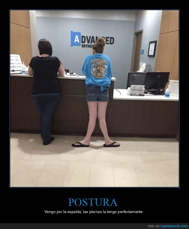 ortopedia,recepci&oacute;n,espera,postura,piernas