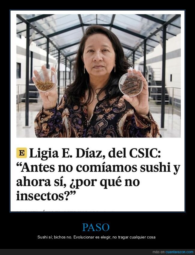 sushi,insectos,alimentaci&oacute;n,modas,debate