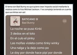 Enlace a ¿Dónde vas con esas letras, Bad Bunny?