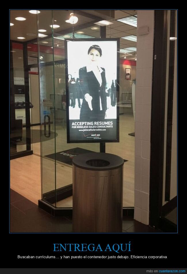 curr&iacute;culum,empleo,selecci&oacute;n,rechazo,basura