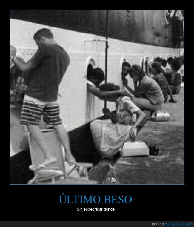 Titanic,Southampton,despedida,beso,zarpar