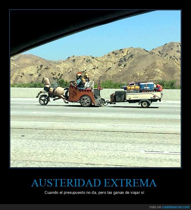 carretera,austeridad,viaje,inventiva,chapuza