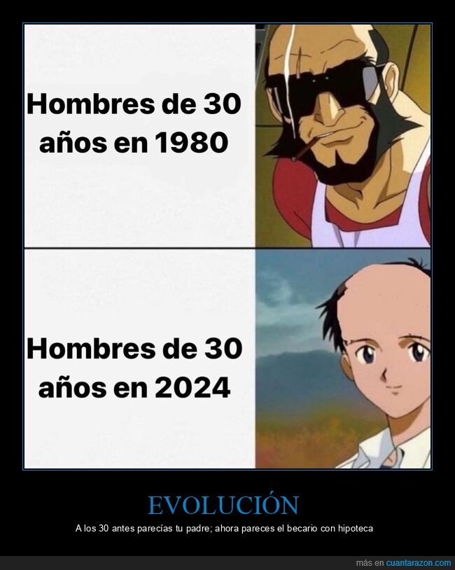 treinta&ntilde;eros,generaciones,comparativa,nostalgia,edad