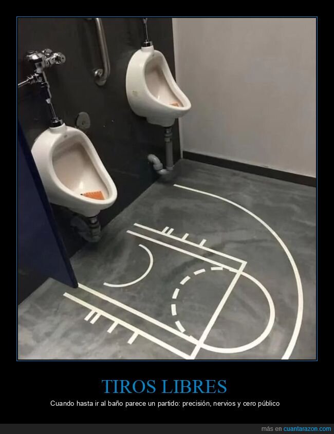 urinarios,baloncesto,punter&iacute;a,ba&ntilde;o,cancha