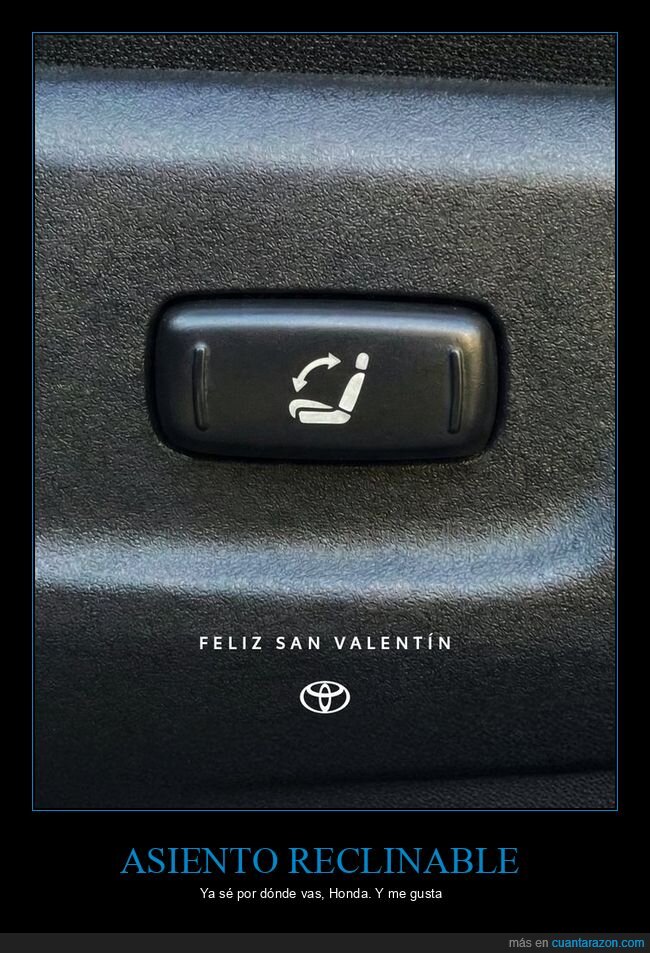 valent&iacute;n,toyota,asiento,soledad,reclinable