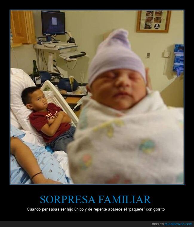 hospital,hermano,celos,bebe,familia