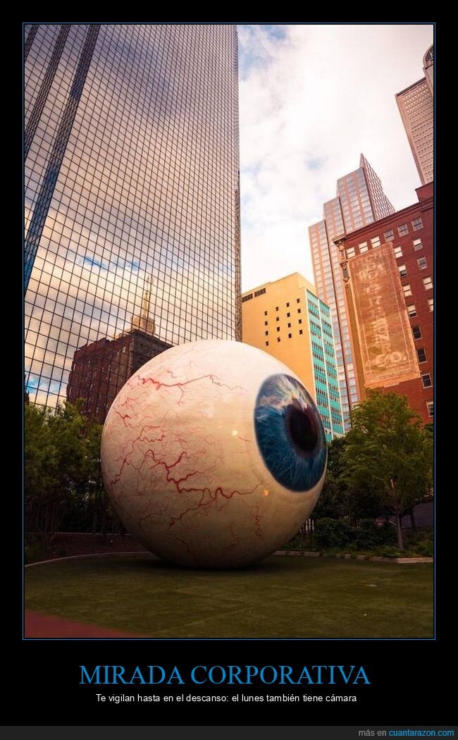 ojo,vigilancia,ciudad,rascacielos,absurdo