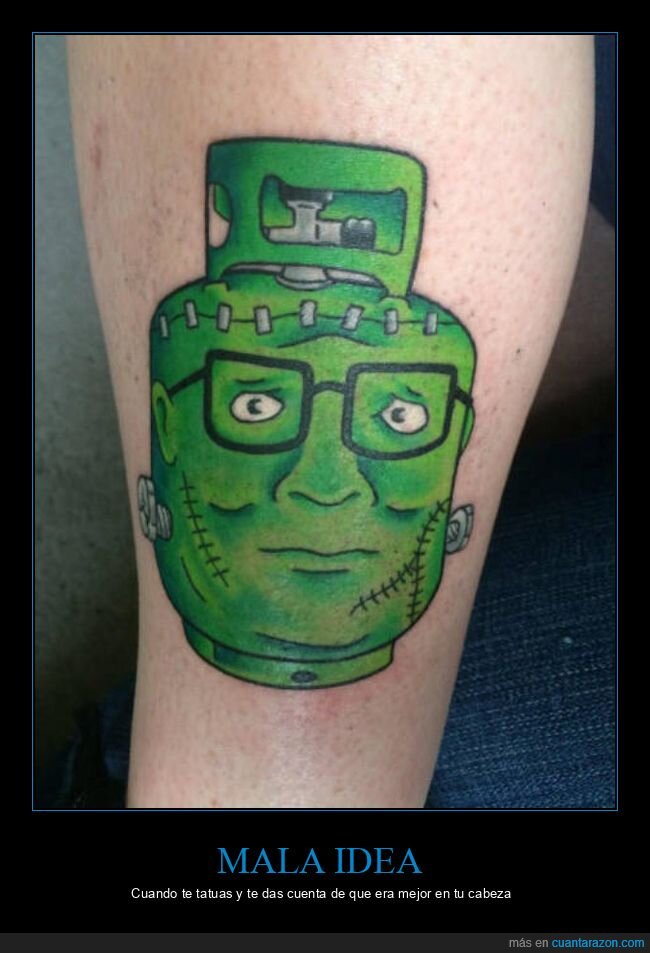 tatuaje,frankenstein,dibujo,wtf,pierna
