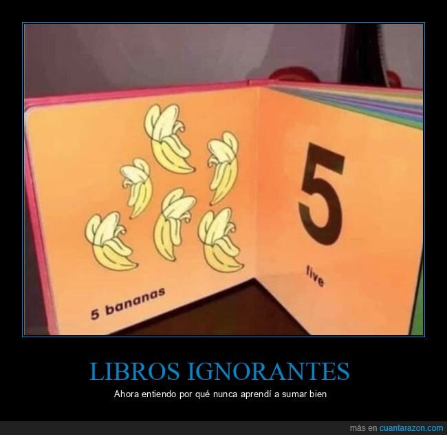 errores,edicion,bananas,numeros,libros