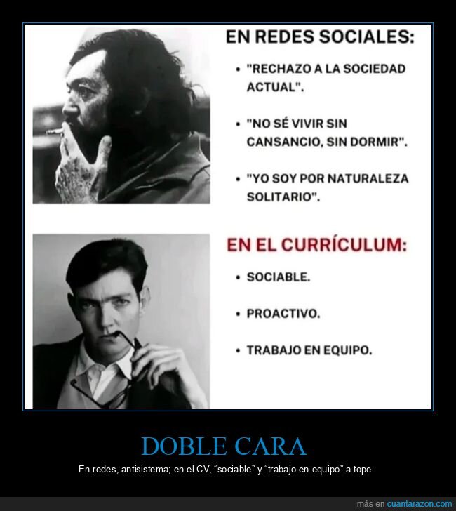 curr&iacute;culum,redes,hipocres&iacute;a,entrevista,trabajo