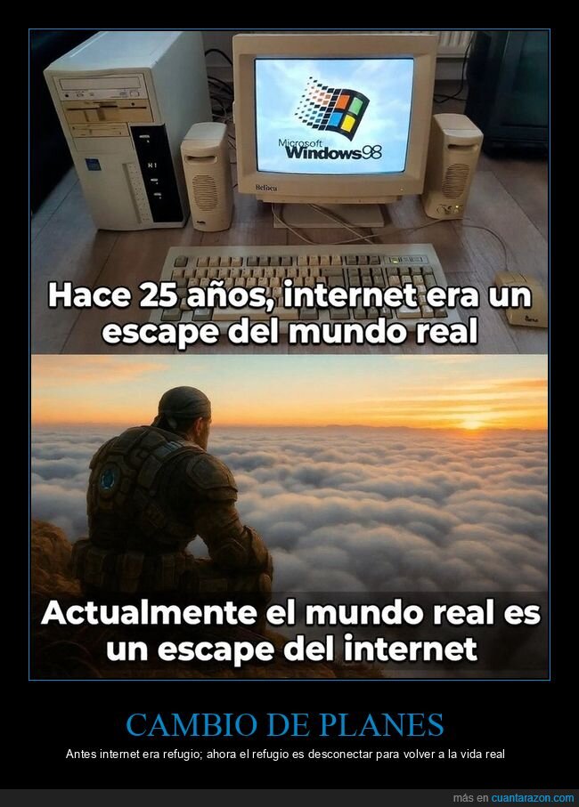 nostalgia,internet,desconexi&oacute;n,windows98,realidad