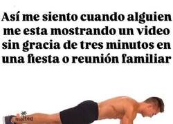 Enlace a Sí, sí… buenísimo. ¿Le queda mucho al vídeo?