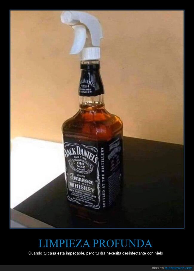 whisky,limpieza,pulverizador,reciclaje,resaca