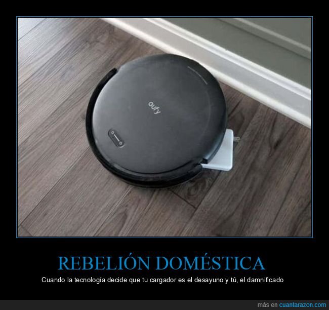 robot,aspiradora,cargador,tecnolog&iacute;a,desastre