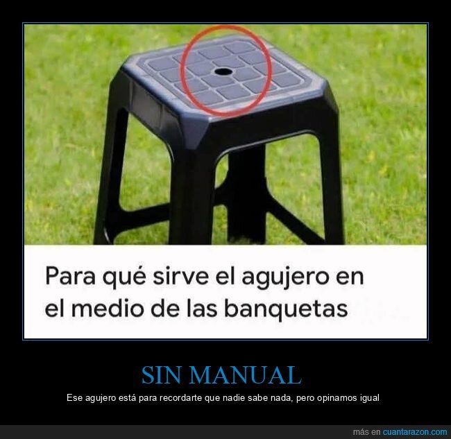 banqueta,agujero,pl&aacute;stico,curiosidad,pregunta