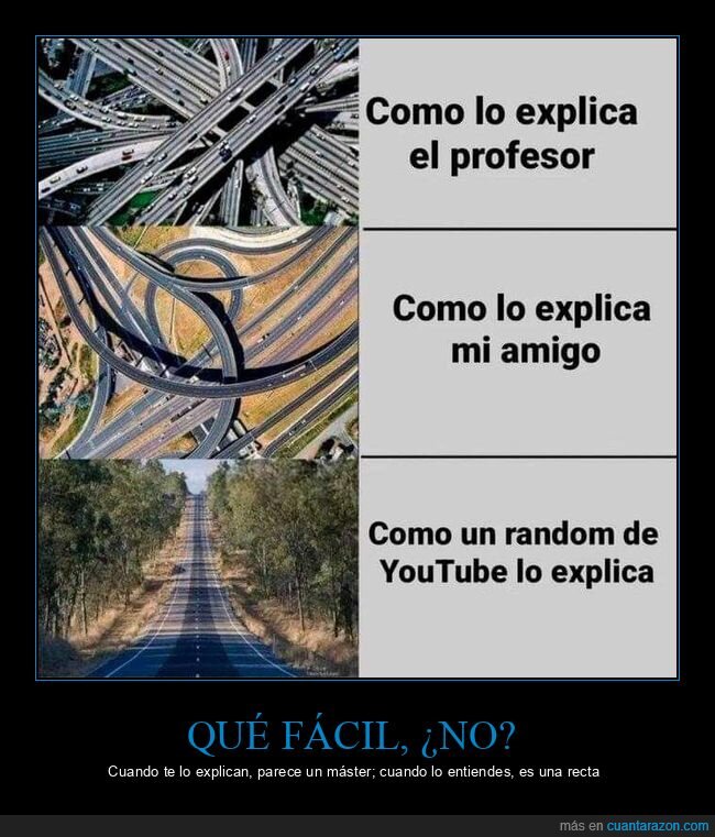 profesor,amigo,youtube,explicaci&oacute;n,carreteras