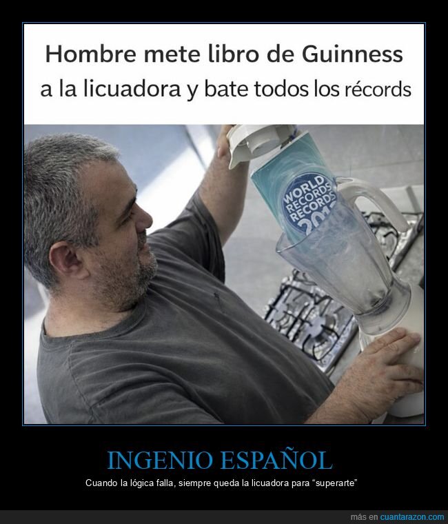 guinness,licuadora,record,absurdo,juego