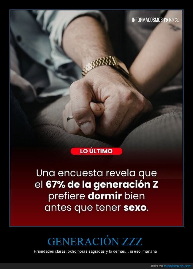 generaci&oacute;nZ,sue&ntilde;o,prioridades,encuesta,cansancio