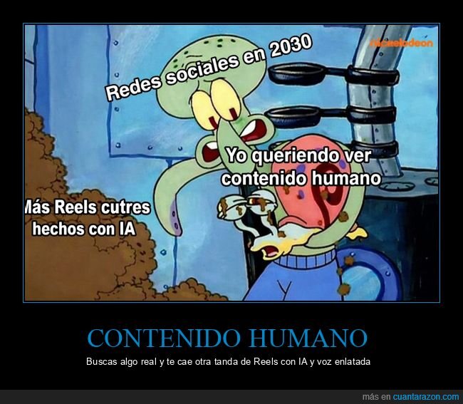 redessociales,reels,inteligenciaartificial,algoritmo,cansancio