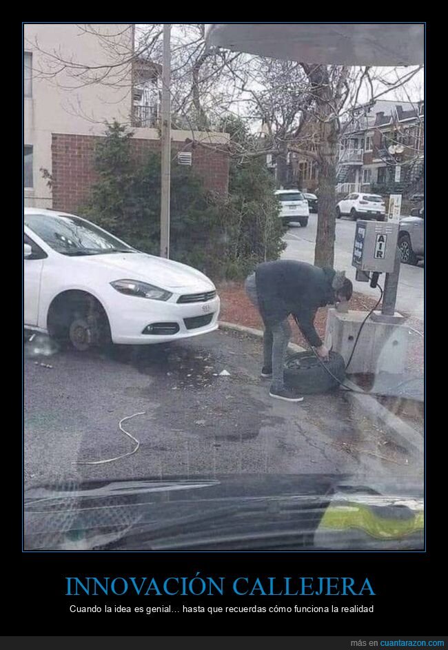 recarga,coche,absurdo,calle,ingenio