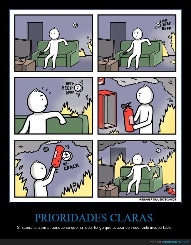 incendio,alarma,extintor,televisi&oacute;n,prioridades