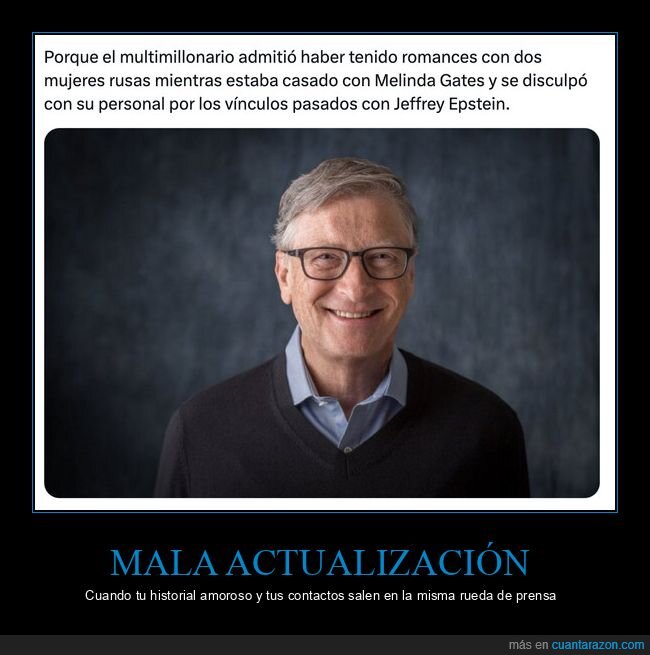 BillGates,esc&aacute;ndalo,infidelidad,disculpa,multimillonario