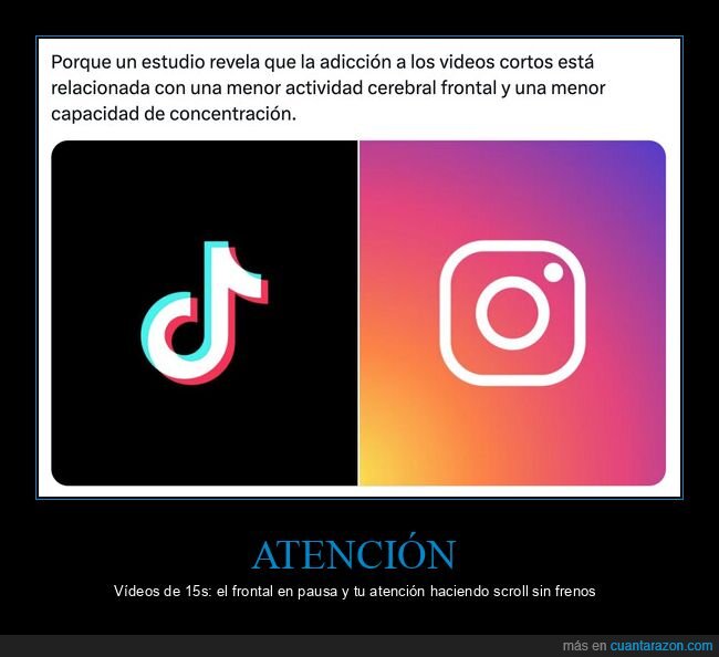 tiktok,instagram,reels,adicci&oacute;n,concentraci&oacute;n