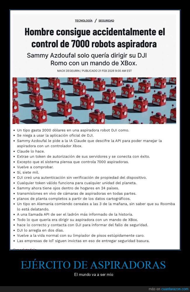 ciberseguridad,iot,aspiradoras,privacidad,hackeo