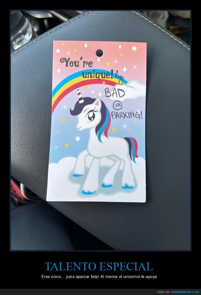 unicornio,aparcamiento,valent&iacute;n,pegatina,coche