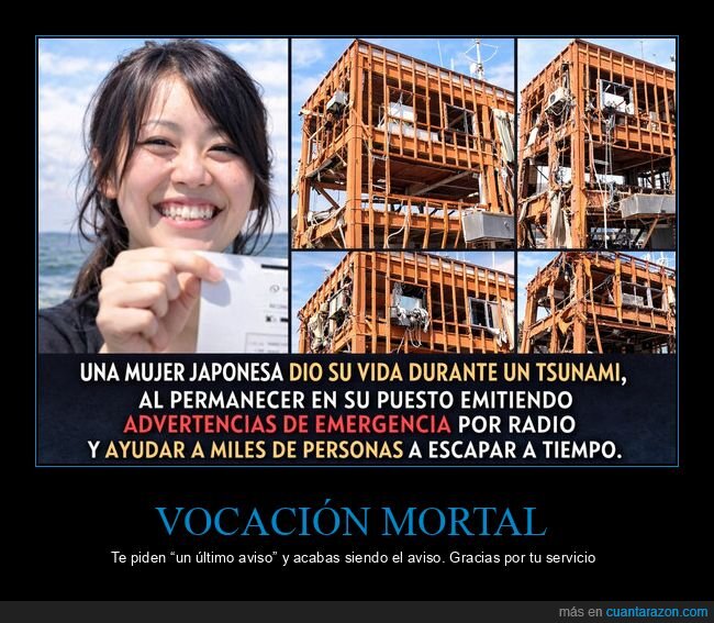 tsunami,alerta,radio,sacrificio,Jap&oacute;n,Akiyo Yamanaka